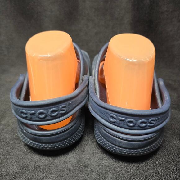 Crocs Classic Strap Open Toe Blue Sandals - Picture 5 of 9